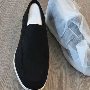 Black Suede Men's Loafers